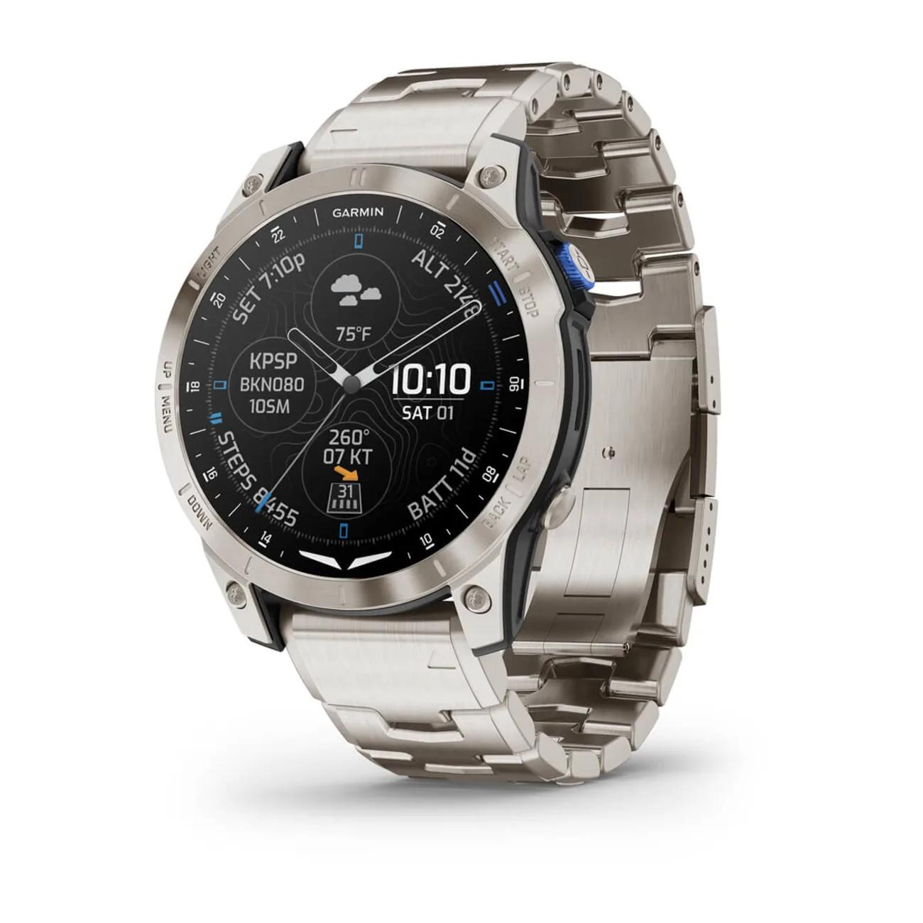 Đồng Hồ Garmin D2 Mach 1 Bạc